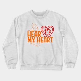 MY HEART BEAT Crewneck Sweatshirt